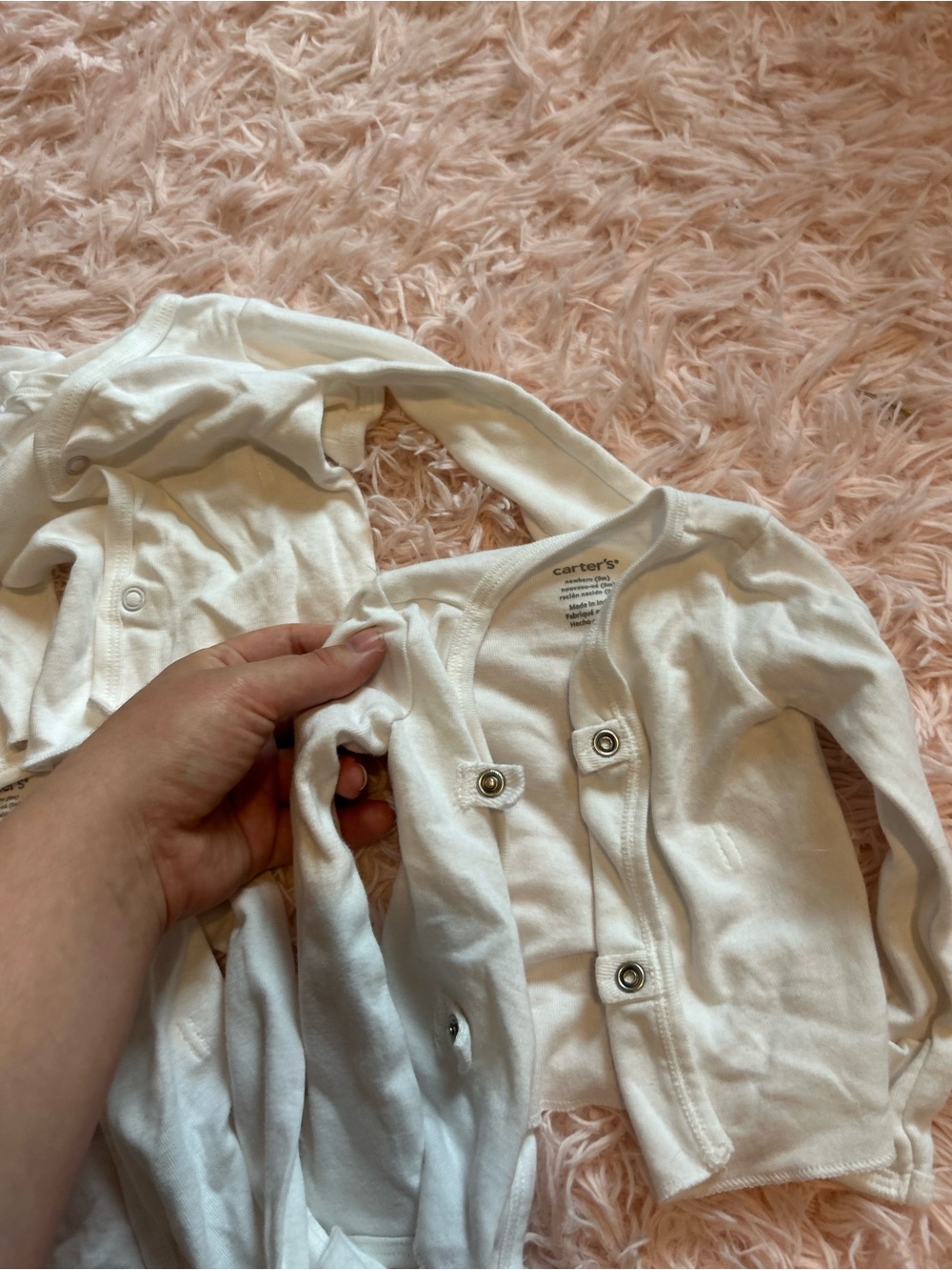 Newborn Longe sleeve shirt bundle w NV winter boots and pink pants - Picture 7 of 11